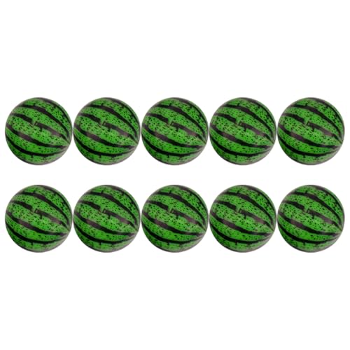 JOINPAYA 20St Hüpfender Ball Pool Toys for hühner outdor für den Pool Springender Ball Wassermelonen-Hüpfbälle Lernspielzeug Plastik Green von JOINPAYA