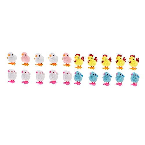 JOINPAYA Ostern Party Favors 20pcs Uhrwerk Küken Spielzeug Bunny Wind-up Spielzeug Zufällige Farbe von JOINPAYA