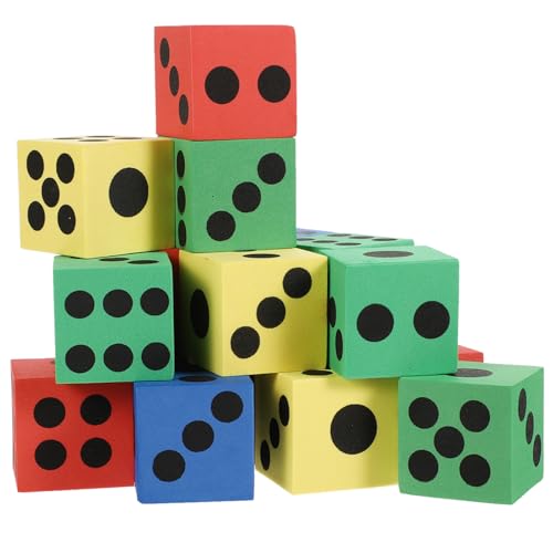 JOINPAYA 20pcs Spaß Würfel Spielzeug Für Kinder Mathematik Lernen Würfel Für Party Spiele Lehre Zufällige Farbe von JOINPAYA