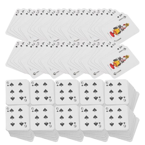 JOINPAYA Poker Kartendeck 24 Sätze Mini-Spielkarten Familienspiele Scherzen Reisespiele Für Brettspiele Für Erwachsene Kartenspiel Karten Süße Spielkarten Beschichtetes Papier Poker Karten von JOINPAYA