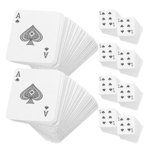 JOINPAYA 24 Sets Mini-Spielkarten 1. 57-Zoll-Miniatur-Pokerspiel Reise-Kleinspielkarten Winziges Deck Partyspiel Für Mädchen Und Jungen Kinder Erwachsene Neuartige Partygeschenke von JOINPAYA