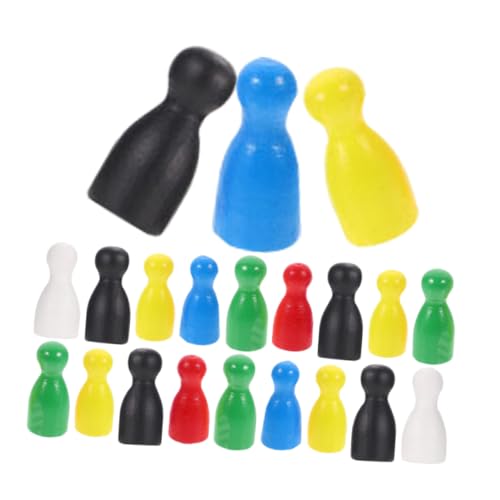 JOINPAYA 24 Stück Spielkomponente Token Für Brettspiele Schach Für Brettspiel Zubehör Für Brettspiele Spielzubehör Schachbrett Zubehör Schach Ersatz Spielmarken Schachbrett Schach Holz von JOINPAYA