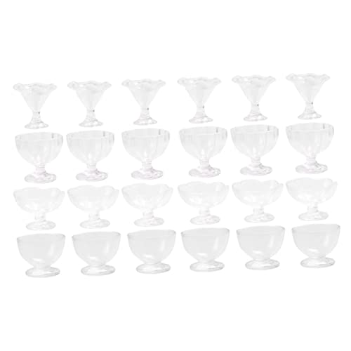 JOINPAYA 24St Mini-Tasse Mikrospielzeug Miniatur-Küchengeschirr Mini-Puppen Mini-Food-Spielzeug Tassen bescherung Weihnachten geldgeschenke Weihnachten Mini-Trinkbecher Mini-Teetasse PVC von JOINPAYA