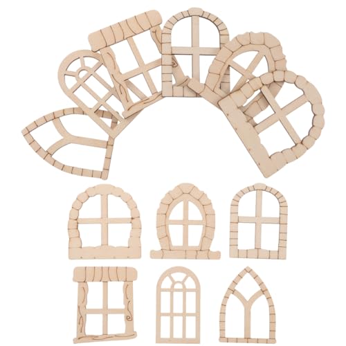 Mini Fenster ZubehöR Aus Holz: 25 stücke Feengarten Und Garten Dekoration Unfertige DIY Miniatur Fenster FüR Kreative Bastelprojekte 5 9 X 5 5 cm Mini Fenster ZubehöR Aus Holz: 25 stücke Feengarten Und Garten Dekoration Unfertige DIY Miniatur Fenster FüR Kreative Bastelprojekte 5 9 X 5 5 cm von JOINPAYA