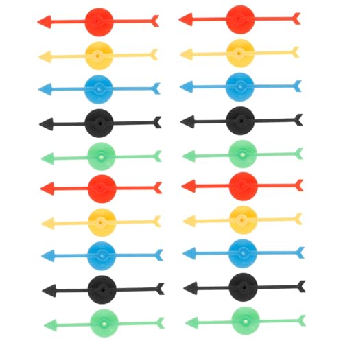 JOINPAYA 25st Zeigerspinner Spielpfeile Rotieren Brettspielpfeil Brettspielzubehör Brettspiele Selber Machen Spielzeiger -ersatz Spiel Pfeilspinner Lotterierad-Pfeile Plastik von JOINPAYA