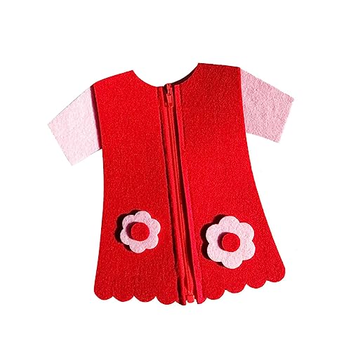 JOINPAYA Lustiges Kleid-knopf-reißverschluss-Spielzeug-Set Vlies-Baby-Spielzeug für Das Knopf-Lernen Frühes Lernspielzeug von JOINPAYA