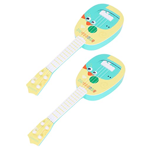 JOINPAYA Musikinstrumente für Kinder 4-saitige Babygitarre Pädagogisches Gitarren-musikspielzeug Musikinstrument für Jungen und Mädchen Sicher für Hände von JOINPAYA