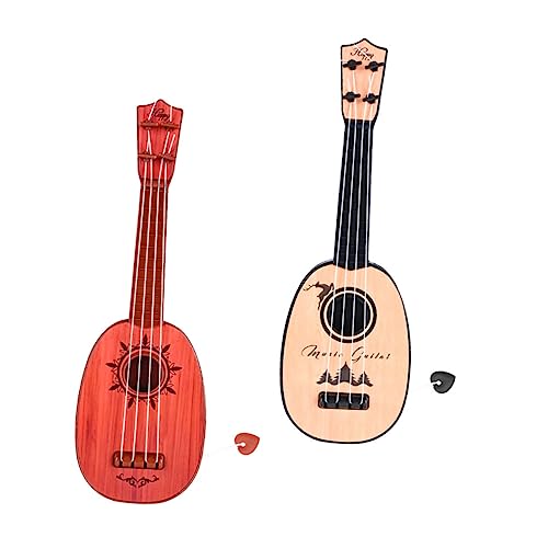 JOINPAYA 2St Gitarrenspielzeug Musikalisches Spielzeug Ukulele-Spielzeug kinderinstrumente Kinder musikinstrumente pädagogisches Spielzeug Anfänger Musikinstrument Spielzeug Abs von JOINPAYA