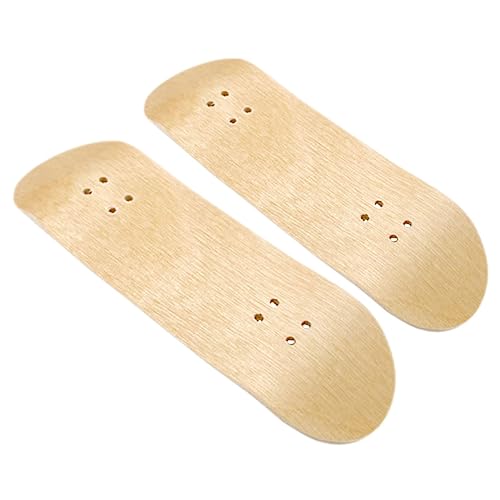 JOINPAYA 2St Griffbrett DIY Holzdeck Mini-Skateboard-Deck Mini-Finger-Skateboards Finger Skateboard fingerskaterboard skatebord Finger-Skateboards, DIY-Decks Griffbrettdecks aus Holz Ahorn von JOINPAYA