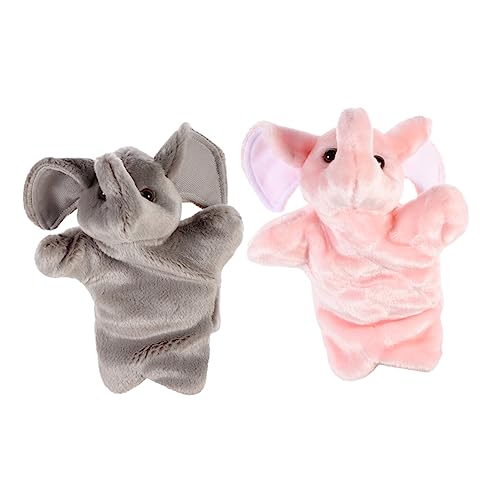 JOINPAYA 2St Handpuppe interaktives kinderzimmerdeko nachsprechende stofftiere Jungs pädagogisches Hand Puppet Plush Toy bidoof Plush PP Baumwolle Rosa von JOINPAYA