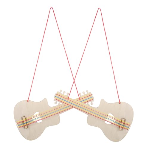 JOINPAYA 2St Holzgitarrenspielzeug für Kinder kinderspielzeug bastelsets für Kinder Spielzeug Kinderhandwerk Kinder bastelset Kinder Gitarre DIY-Gitarrenspielzeug aus Holz hölzern von JOINPAYA