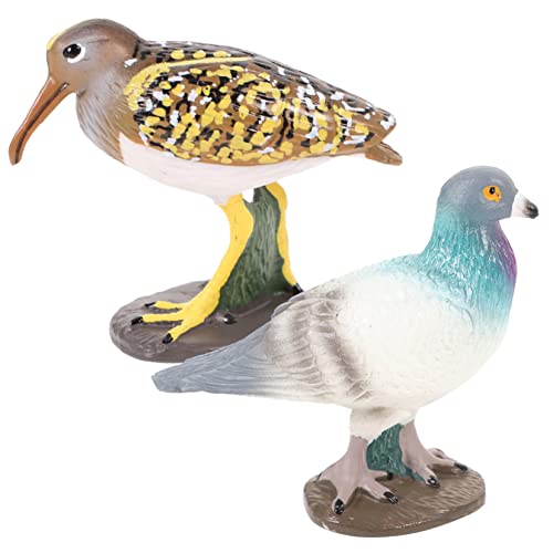 JOINPAYA Vogel-Miniatur-Ornament-Set Kunststoff-kunstvogel-bastelset Für Die Gartenlandschaft Realistisches Vogelmodell Robustes Material Für Den Heimunterricht Und Kreative Projekte von JOINPAYA