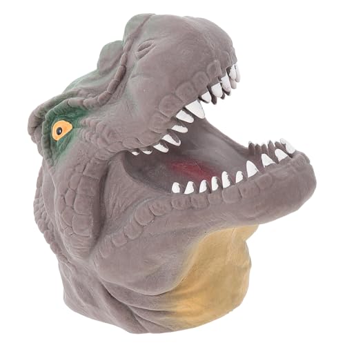 JOINPAYA 2st Dinosaurier-handpuppe Dinosaurier-Finger-Spielzeug Fingerpuppen Fingerspielzeug Für Kinder Dino-Kopf-fingerspielzeug Kinderspielzeug Dinosaurier-fingerpuppe Brown von JOINPAYA