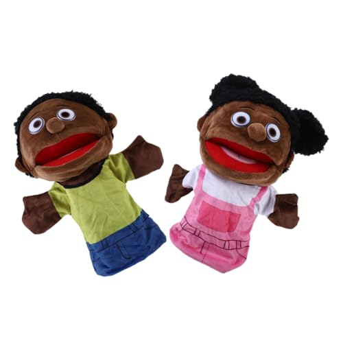 JOINPAYA 2st Familie Handpuppe Puppen Zum Geschichtenerzählen Cartoon-Figur-Marionette Dekorative Figurenpuppe Handpuppe Zum Geschichtenerzählen Rollenspiel-handpuppe Plüsch von JOINPAYA