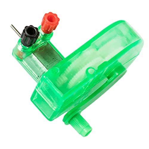 JOINPAYA 2st Handgenerator DIY-modellgenerator Wissenschaftliche Experimente Für Kinder Stromgenerator Tragbar Kinderspielzeug Autospielzeug Notstromgenerator Handkurbel Green Metall von JOINPAYA