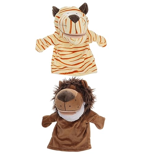 JOINPAYA 2st Handpuppe Fingerpuppen Für Kleinkinder Aktivitäten Für Cartoon-Tiere-Marionette Puppen Für Tierpuppen Puppentheater Für Pp Baumwolle von JOINPAYA