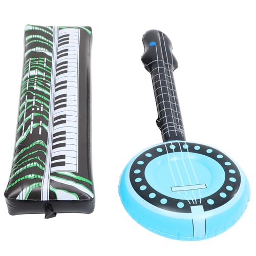 JOINPAYA 2-teiliges Aufblasbares Banjo-keyboard mit Musik Party-foto-requisiten für Die Disco von JOINPAYA