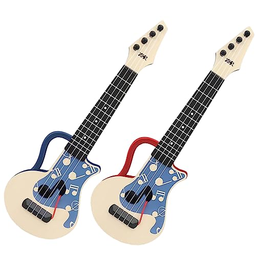 JOINPAYA 2st Kinder Gitarre Musikspielzeug Für Kinder Pädagogisches Musikspielzeug Weltraumspielzeug Für Kinder Ukulele-Spielzeug Musikalisches Gitarrenspielzeug Kinderspielzeug Plastik von JOINPAYA