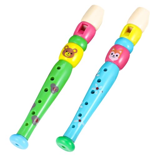 JOINPAYA 2st Klarinette Xylophon Musikspielzeug Trommel Recorder Blockflöteninstrument Kinder Sopranblockflöte Für Kinder Diskantflöte Blockflöteninstrumente Musical Handglocke Plastik von JOINPAYA