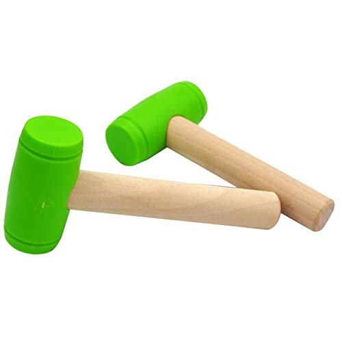 JOINPAYA 2st Kleiner Holzhammer Hammer Spielzeug Werkzeuge Für Kinder Kidcraft-spielset Spielzeug Für Kinder Kleinkindspielzeug Kinderwerkzeuge Gefälschter Hammer Kinderspielzeug Green Pp von JOINPAYA