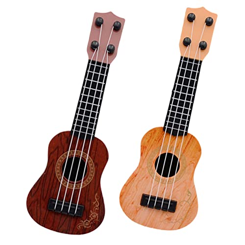 JOINPAYA 2st Mini-Ukulele Kleinkind Musikinstrument Simulations-Ukulele Kinder Gitarrenspielzeug Gitarre Für Anfänger Pädagogische Gitarre Für Kinder Nachgemachtes Gitarrenspielzeug Plastik von JOINPAYA