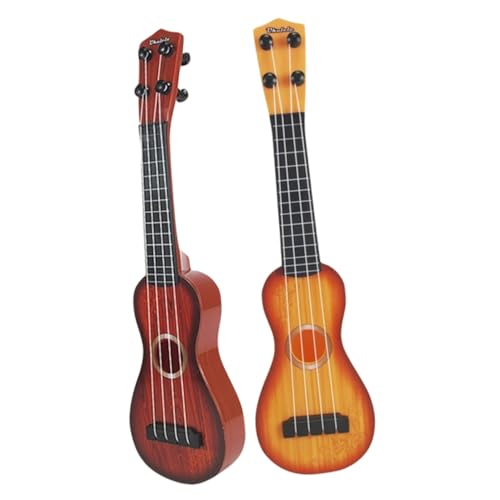 JOINPAYA 2st Simulations-Ukulele Kinderinstrumente Kinder-Ukulele-Spielzeug Spielzeug Für Mädchen Kleinkindspielzeug Für Jungen Junge Spielzeug Musikspielzeug Für Kleinkinder Plastik von JOINPAYA