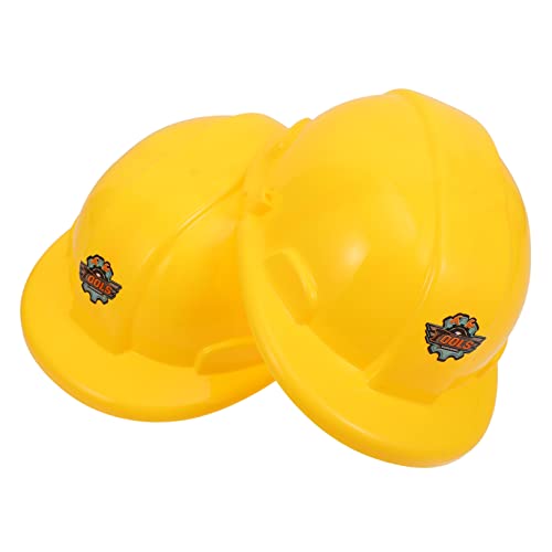 JOINPAYA 2st Simulations-engineering-kappe Hüte Für Kinder Bau-partyhüte Spielzeug-bauhelm Dekorativer Kinderhut Kinderkostüme Kinderhüte Hüte Für Rollenspiele Für Kinder Abs Yellow von JOINPAYA