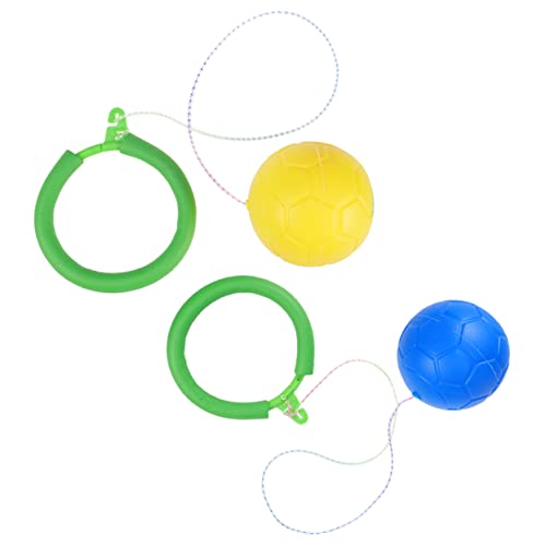 JOINPAYA 2st Sprungring Sprungball Springseil Für Fitness Springen Und Sprungspielzeug Springring Für Kinder Es Knöchelspielzeug Kinder Spielsets Flummi Schwamm von JOINPAYA