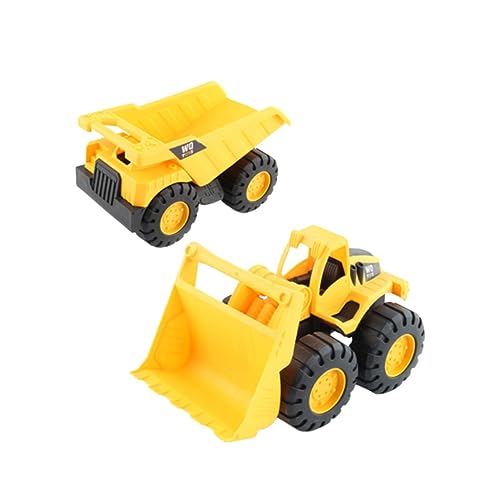 JOINPAYA 2st Strandspielzeug Für Kinder Bauspielzeug Auto Kinderauto Spielzeug Kinder Spielset Technisches Spielzeugauto Rückenfahrzeuge Für Kleinkinder Mini-Spielzeug BAU Rc Auto Orange von JOINPAYA