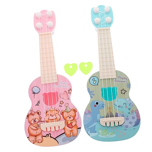 JOINPAYA Gitarrenspielzeug Für Kinder Für Anfänger Kleinkinder Ukulelenspielzeug-Set Musikinstrumentenspielzeug Für Jungen Und Mädchen Im Vorschulalter von JOINPAYA