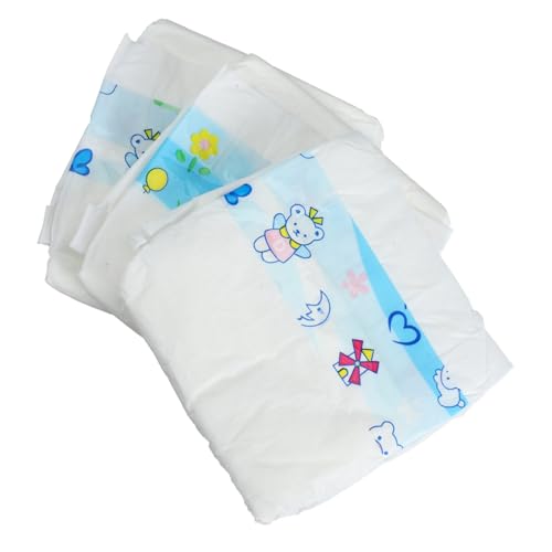 JOINPAYA 3 Stück Puppen-Anziehwindel Puppen windel puppenwindeln puppenzubehör Puppen Nappies Puppensachen Babypuppenflaschen Zubehör für Babypuppen Windeln für Puppen Plastik von JOINPAYA