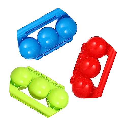 JOINPAYA 3 Stück Schneeball Clip Outdoor Spielzeug Sandburg Spielzeug Kinderspielzeug Schneeball Maker Schneeball Form Kinderspielzeug Schneeball Klammer Outdoor Kinderspielzeug von JOINPAYA