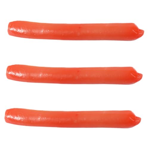 JOINPAYA 3 Stück Teiliges Realistische Hot Dog Wurst Modelle aus Robustem PVC Lebensechte Küchenrequisiten mit Leuchtenden Farben für Partydekoration Food displays und Fotografie JOINPAYA 3 Stück Teiliges Realistische Hot Dog Wurst Modelle aus Robustem PVC Lebensechte Küchenrequisiten mit Leuchtenden Farben für Partydekoration Food displays und Fotografie von JOINPAYA