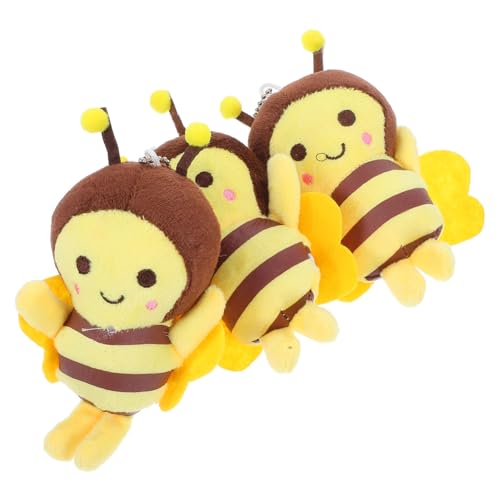 JOINPAYA 3 Stück Weiches Plüsch Bienen Schlüsselanhänger Kuscheltier Anhänger Leichtes Bienendeko Accessoire für Rucksack Kinderzimmer Geburtstagsgeschenk JOINPAYA 3 Stück Weiches Plüsch Bienen Schlüsselanhänger Kuscheltier Anhänger Leichtes Bienendeko Accessoire für Rucksack Kinderzimmer Geburtstagsgeschenk von JOINPAYA