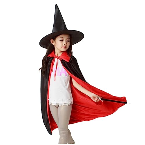 JOINPAYA 3-Teiliges Set Zauberer Cosplay-Outfit halloweenkostüme für Kinder Halloween Kleider für Kinder faschingkostüme für Kinder Zauberer Kostüm für Kinder Zauberer-Outfit von JOINPAYA