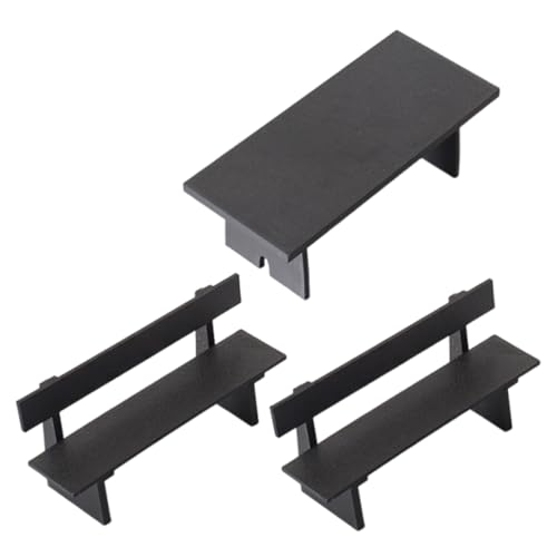 JOINPAYA 3-teiliges Miniatur-Bank- und Tischset für Puppenhausmöbel, Mini-Langstuhl und Schreibtisch für Mikrolandschaft, DIY-Puppenhaus, Basteldekor, Gartenpark-Zubehör JOINPAYA 3-teiliges Miniatur-Bank- und Tischset für Puppenhausmöbel, Mini-Langstuhl und Schreibtisch für Mikrolandschaft, DIY-Puppenhaus, Basteldekor, Gartenpark-Zubehör von JOINPAYA