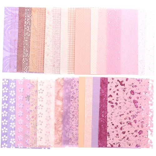 JOINPAYA 30 Blätter Scrapbooking-Materialien Scrapbook-Materialien Journaling-zubehör Sammelalbum Liefert Papier Rosa von JOINPAYA