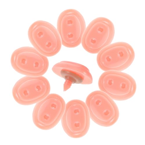 JOINPAYA 30 Sätze Schweinchennasen-Accessoires Schweinenase-dekore Puppennase Schweinenase Für Puppe Schweinenase Für DIY-tierpuppe Schweinenase Für Schweinespielzeug Rosa Plastik von JOINPAYA