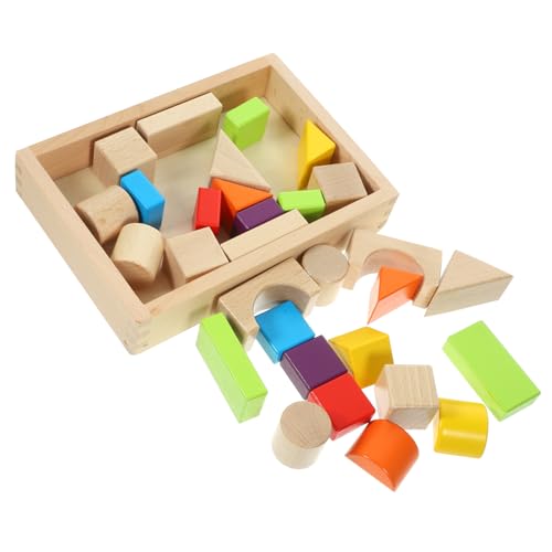 JOINPAYA 30St Holzspielzeug für Kinder fokussiert Kinder kindergar Educational Toys zabawki stymulujące rozwój Stammblöcke Spielzeug Bauen Bausteine Stapelspielzeug hölzern von JOINPAYA