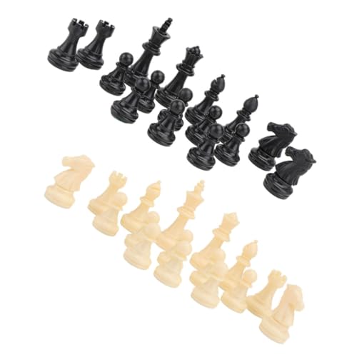 JOINPAYA 32 Stück Magnetische Schachfiguren Magnetisches Schach Schachbrett Aus Glas Kettendreieck-schachspiel Schach Magnetisch Schach Aus Glas Schachbrett Aus Silikon Magnetschach Plastik von JOINPAYA