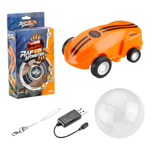 JOINPAYA 360 Mini-Auto-Spielzeug USB ladegeräte ABC wickeltasche Spielzeug Fahrzeuge Kinder Ruthe Toy Cars Toys Mini-Spielzeug Stunt-Auto Autospielzeug Auto Spielzeug Renn-Stuntauto Orange von JOINPAYA