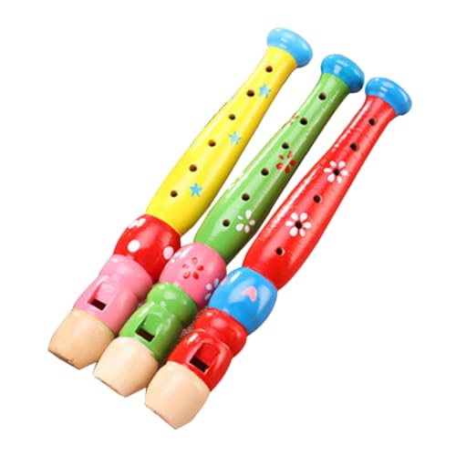 JOINPAYA 3St 6-Loch-Piccolo aus Holz Student Blockflöte Musik kinderinstrumente Music Instruments for Educational Toys holzflöte Spielzeug Blasinstrumente Holzinstrumente hölzern von JOINPAYA