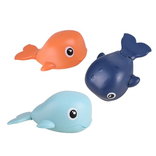 JOINPAYA 3St Babyzubehör Aqua Spielzeug wasserspielzeuge wasserspielsachen Water Playing Toys Whale Bath Toy Wasserspielspielzeug Badespielzeug Wal Spielzeug Uhrwerk Spielzeug von JOINPAYA