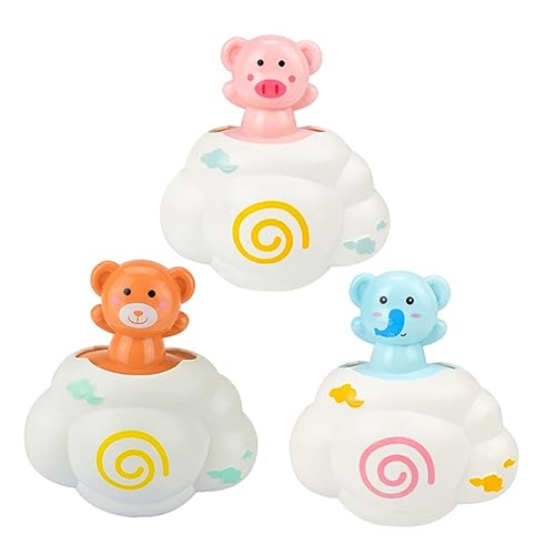 JOINPAYA 3St Badespielzeug Bath Toys Bath time Toys Bath Toys Hidden Animal Toys Wasser dusche Spray Sprayer für die Babydusche Wassersprühwolke Badewanne Spielzeug von JOINPAYA