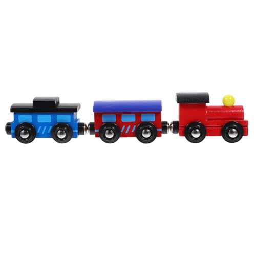 JOINPAYA 3St Denkspiel Zahleneisenbahn-Spielzeug Eisenbahnwaggons Spielzeug für Jungen Kinder Spielzeug Zug Kreatives Spielzeug magnetspielzeug hölzerner Zug interaktives Spielzeug Metall von JOINPAYA