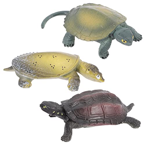 JOINPAYA 3St Schildkröten-Modell raumdeko schöafzimmerdeko Tierfigur für Kinderzimmer Mini-Kuscheltiere gefüllte Schildkröte Tierspielzeug Schildkröten-Statue Schildkröten-Ornamente Plastik von JOINPAYA