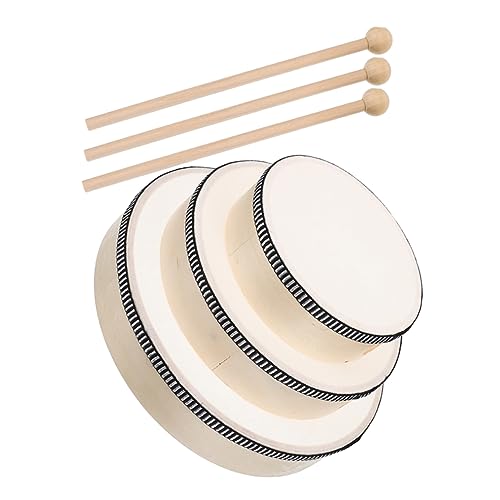 JOINPAYA 3St Tamburin-Trommel altes Tamburin Tamburin-Percussion Tambourin Schlaginstrumente für Erwachsene Trommel musikinstrumente kinderschlagzeug Handtrommeln Rahmentrommel Holz von JOINPAYA