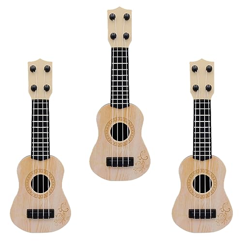 JOINPAYA Mini-4-saiter-gitarrenspielzeug für Jungen und Mädchen Pädagogisches Musikinstrument Sicher für Kleinkinder Aufklärungsgitarrenspielzeug Zufällige Farbe von JOINPAYA