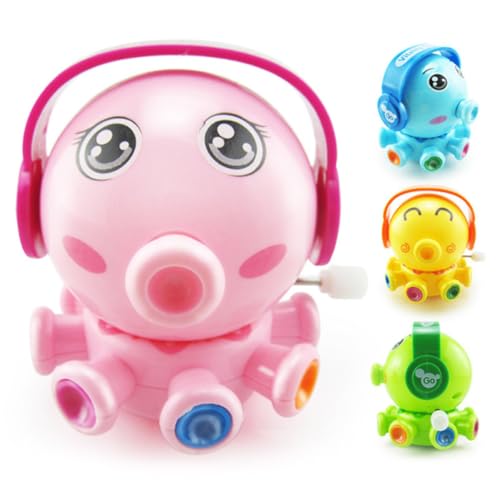 JOINPAYA Pädagogisches Kinderspielzeug-Set Kinderwagen-Spielzeug Baby-oktopus-Spielzeug Cochain-Rotation Lustiges Mini-oktopus-Spielzeug Für Kleinkinder Zufällige Farbe von JOINPAYA