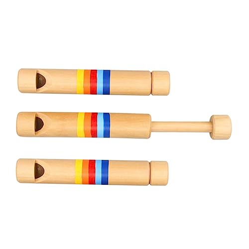 JOINPAYA 3-teiliges Holzflöten-Musikinstrument Für Jungen Und Mädchen Pädagogisches Rutschflöten-Spielzeug Für Kleinkinder Spielzeug Für Die Entwicklung Von Jungen Und Mädchen von JOINPAYA